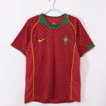 Portugal 2004 Home Retro Jersey – Red/Green