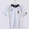 Portugal 2004 Away Retro Jersey – White/Gold