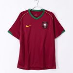 Portugal 2006 Home Retro Jersey – Red/Green