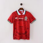 Mexico 1998 Third Retro Jersey – Red/Black