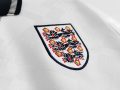 1990 England Home White Retro Soccer Jersey - Image 5
