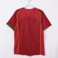 Portugal 2004 Home Retro Jersey – Red/Green - Image 6