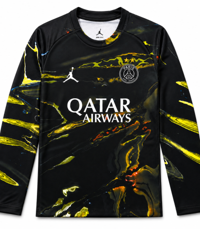PSG Champions d'Europe 25 Special Edition Long Sleeve Soccer Jersey