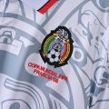 Mexico 1998 Away Retro Jersey – White/Gray - Image 4