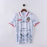 Mexico 1998 Away Retro Jersey – White/Gray