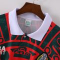 Mexico 1997 Away Retro Jersey – Red/Black - Image 3