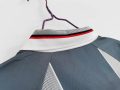 1996 England Away Grey Blue Retro Soccer Jersey - Image 4