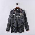 Mexico 1998 Third Long Sleeve Retro Jersey – Black/Gray
