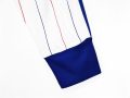 1980-82 France Away Long Sleeve Retro Soccer Jersey White - Image 3