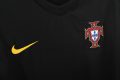 Portugal 2006 Away Retro Jersey – Black/Gold - Image 2