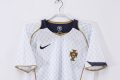 Portugal 2004 Away Retro Jersey – White/Gold - Image 2