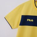 Scotland 2002 Away Retro Jersey – Yellow/Navy - Image 5