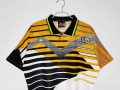 1998 South Africa Home Retro Soccer Jersey Yellow Black Green - Image 5