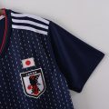 Japan 2018 World Cup Home Retro Jersey – Navy Blue - Image 3