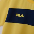 Scotland 2002 Away Retro Jersey – Yellow/Navy - Image 3