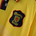 Scotland 1996-98 Third Retro Jersey – Yellow/Navy - Image 4