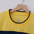 Scotland 2002 Away Retro Jersey – Yellow/Navy - Image 2