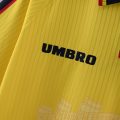 Scotland 1996-98 Third Retro Jersey – Yellow/Navy - Image 3