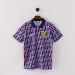 Scotland 1988 Away Retro Jersey – Pink/Blue