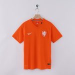 Netherlands 2014 Home Retro Jersey – Orange