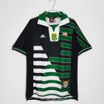 South Africa 1998 Away Retro Jersey – Black/Green