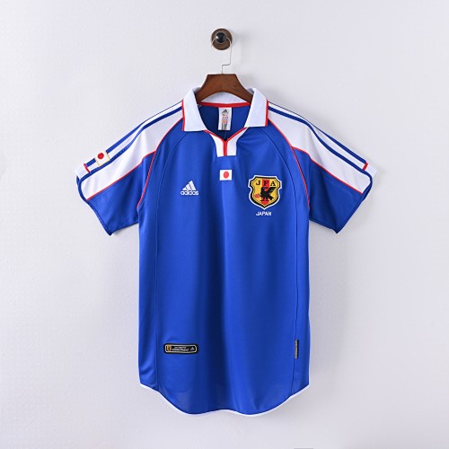 small (6) Japan 2000 Home Retro Jersey – Blue - Image 1