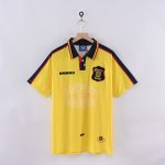 Scotland 1996-98 Third Retro Jersey – Yellow/Navy