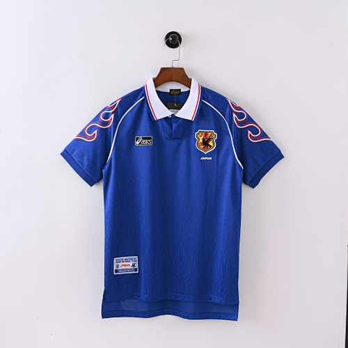 small (7) Japan 1998 Home Retro Jersey – Blue - Image 1